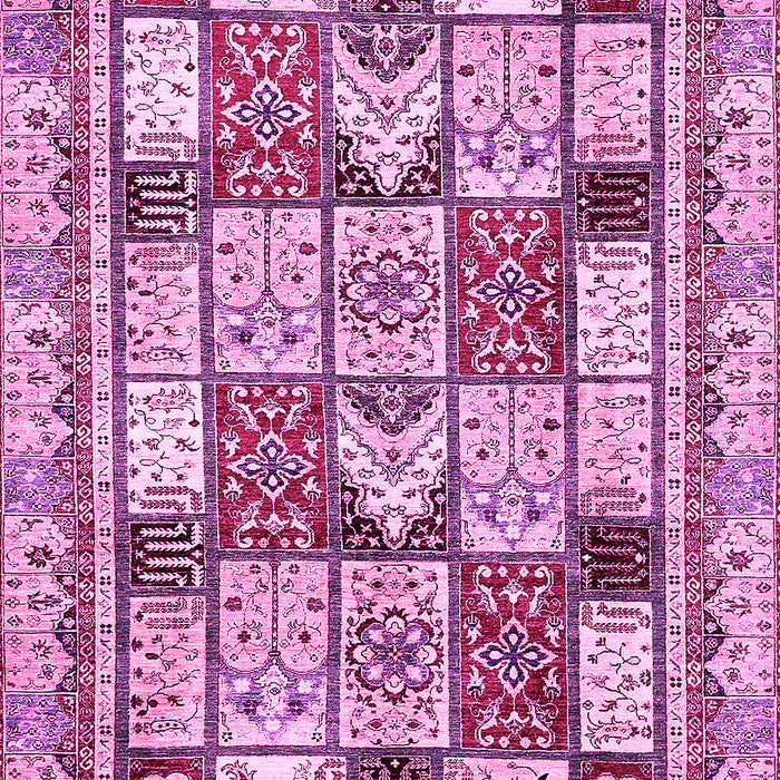 Machine Washable Abstract Pink Modern Rug, wshabs366pnk