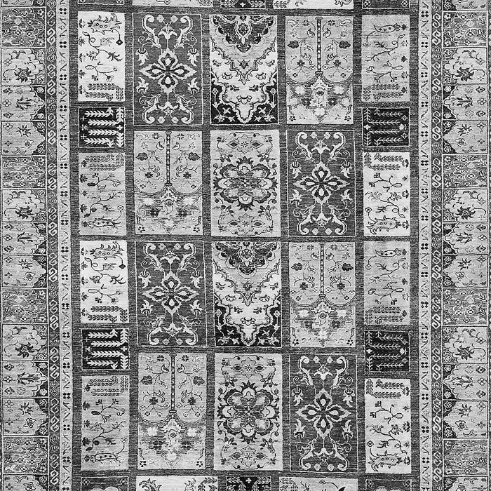 Machine Washable Abstract Gray Modern Rug, wshabs366gry