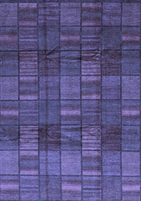 Abstract Blue Modern Rug, abs3670blu