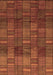 Abstract Brown Modern Rug, abs3670brn