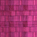 Square Abstract Pink Modern Rug, abs3670pnk