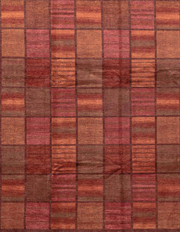 Abstract Red Modern Rug, abs3670