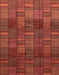 Abstract Red Modern Rug, abs3670