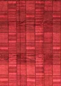 Abstract Red Modern Rug, abs3670red