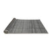 Sideview of Abstract Gray Modern Rug, abs3671gry