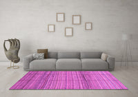 Machine Washable Abstract Purple Modern Rug, wshabs3671pur