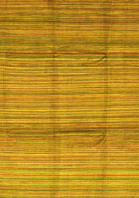 Abstract Yellow Modern Rug, abs3671yw