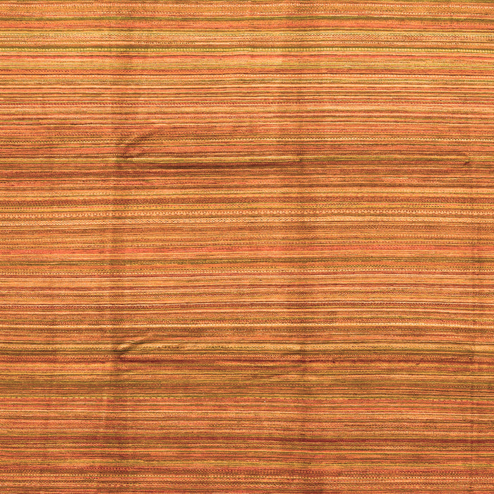 Square Machine Washable Abstract Orange Modern Area Rugs, wshabs3671org