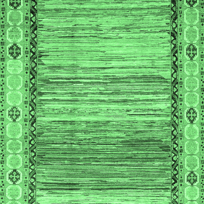 Machine Washable Abstract Emerald Green Modern Area Rugs, wshabs3672emgrn