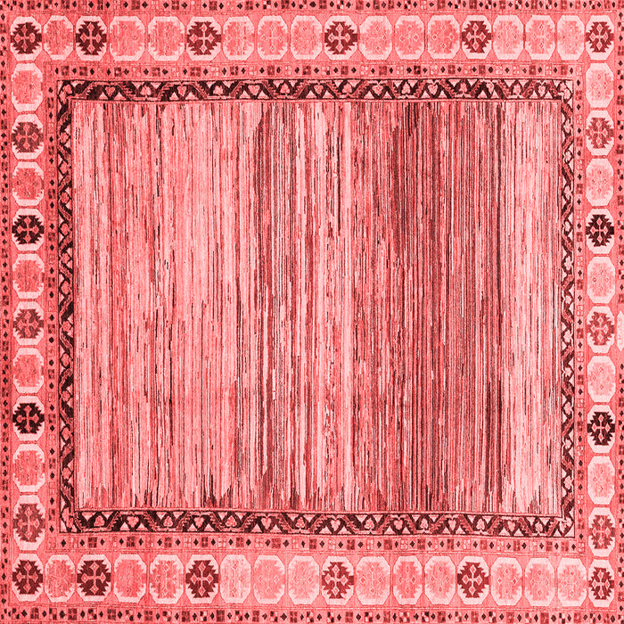 Machine Washable Abstract Red Modern Rug, wshabs3672red