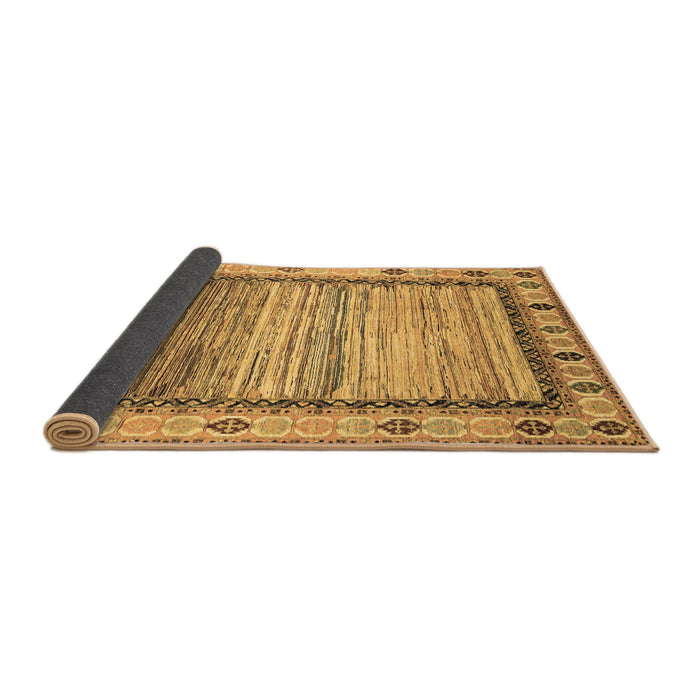 Sideview of Abstract Brown Modern Rug, abs3672brn