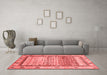 Modern Red Washable Rugs