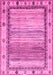 Machine Washable Abstract Pink Modern Rug, wshabs3672pnk