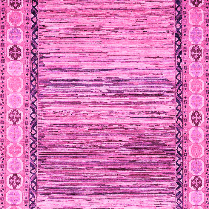 Machine Washable Abstract Pink Modern Rug, wshabs3672pnk