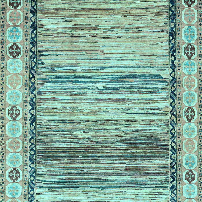 Abstract Light Blue Modern Rug, abs3672lblu