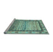 Sideview of Machine Washable Abstract Light Blue Modern Rug, wshabs3672lblu