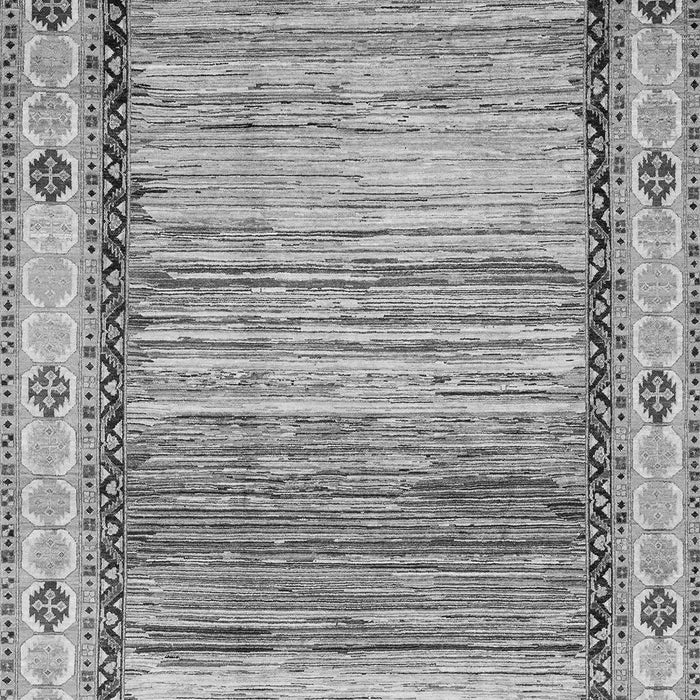 Machine Washable Abstract Gray Modern Rug, wshabs3672gry