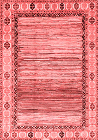 Abstract Red Modern Rug, abs3672red