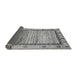 Sideview of Abstract Gray Modern Rug, abs3672gry