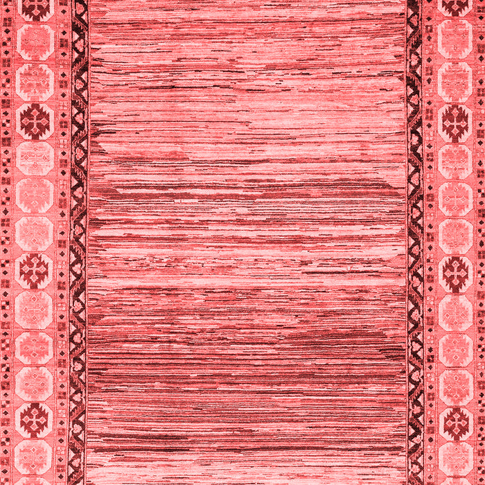 Machine Washable Abstract Red Modern Rug, wshabs3672red