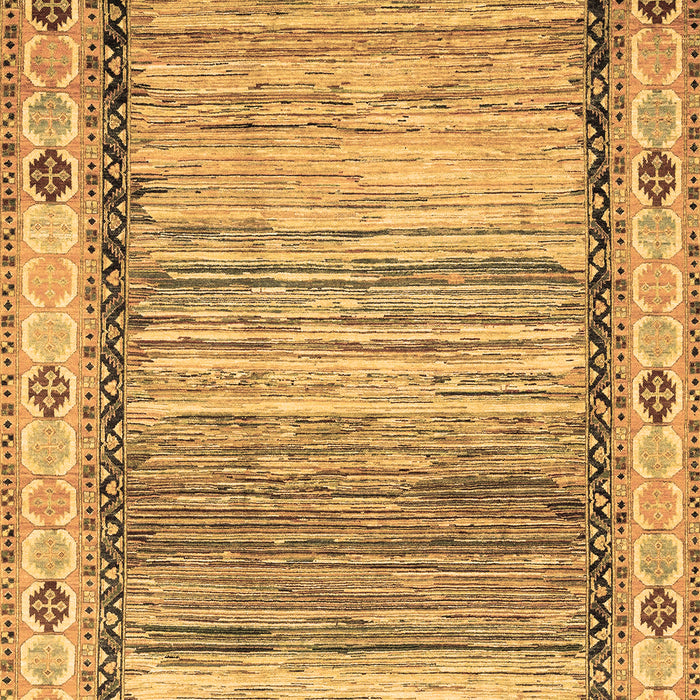 Machine Washable Abstract Brown Modern Rug, wshabs3672brn