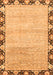 Abstract Orange Modern Rug, abs3673org