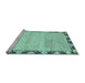 Sideview of Machine Washable Abstract Light Blue Modern Rug, wshabs3673lblu