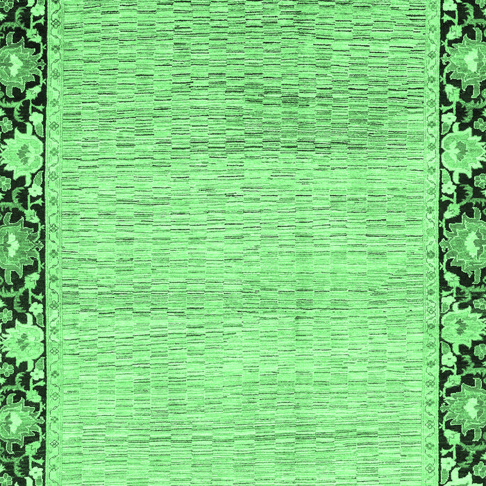 Abstract Emerald Green Modern Rug, abs3673emgrn