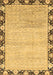 Abstract Brown Modern Rug, abs3673brn