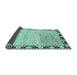 Sideview of Abstract Light Blue Modern Rug, abs3673lblu