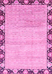 Abstract Pink Modern Rug, abs3673pnk