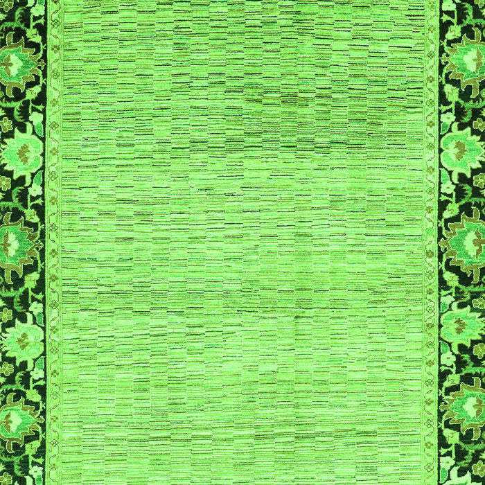 Machine Washable Abstract Green Modern Area Rugs, wshabs3673grn