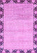 Machine Washable Abstract Purple Modern Area Rugs, wshabs3673pur