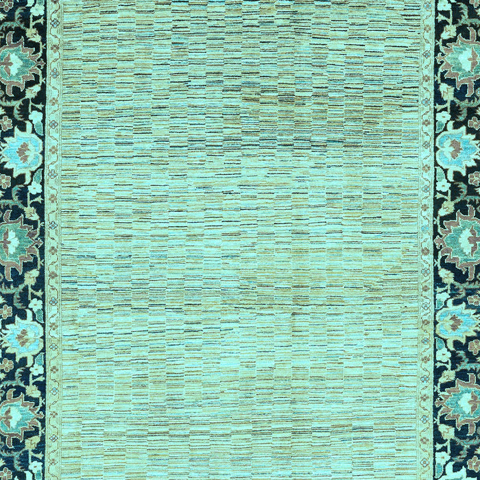 Abstract Light Blue Modern Rug, abs3673lblu