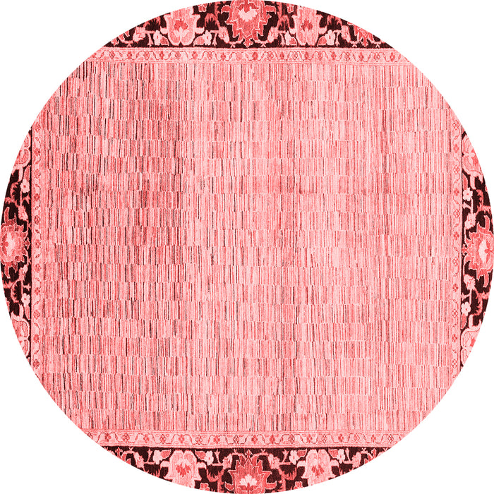 Abstract Red Modern Rug, abs3673red