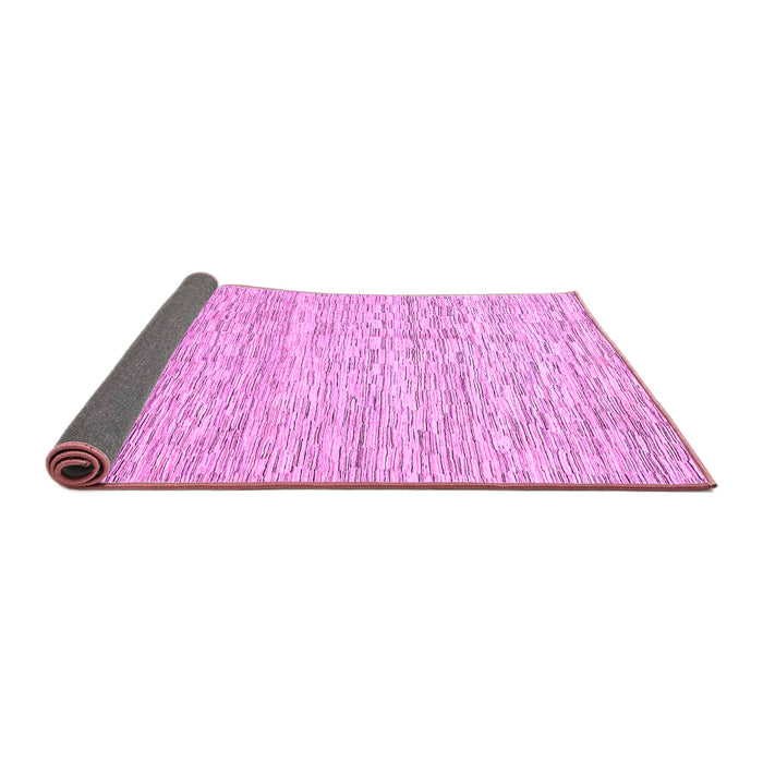 Sideview of Abstract Purple Modern Rug, abs3674pur