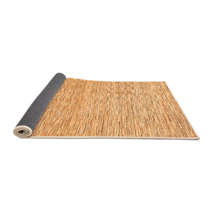 Sideview of Abstract Orange Modern Rug, abs3674org