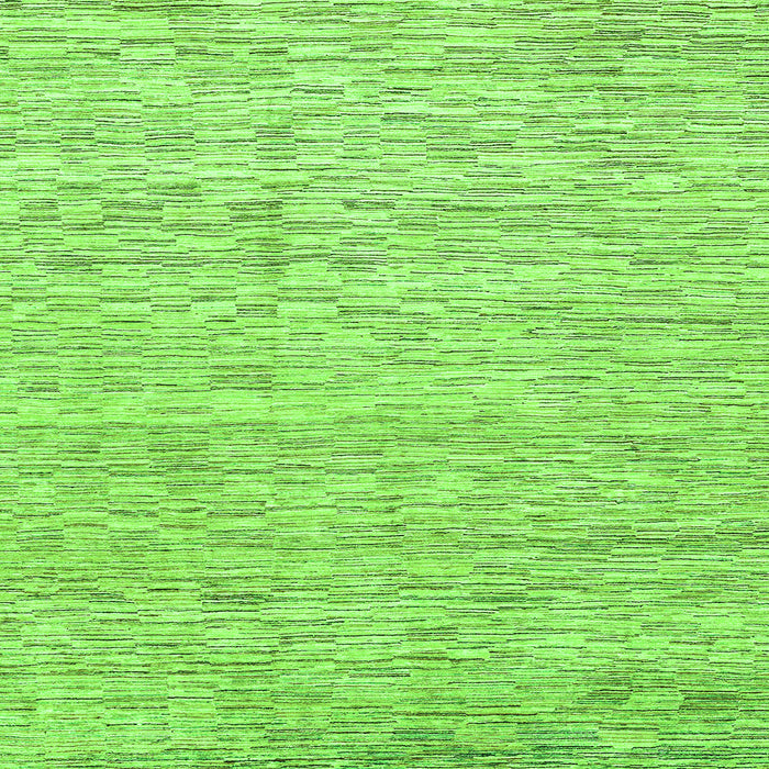 Square Machine Washable Abstract Green Modern Area Rugs, wshabs3674grn