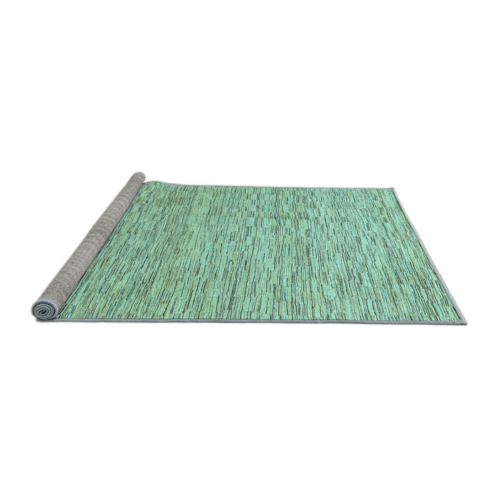 Sideview of Machine Washable Abstract Light Blue Modern Rug, wshabs3674lblu