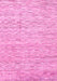 Machine Washable Abstract Pink Modern Rug, wshabs3674pnk