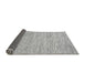 Sideview of Abstract Gray Modern Rug, abs3674gry