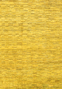 Abstract Yellow Modern Rug, abs3674yw