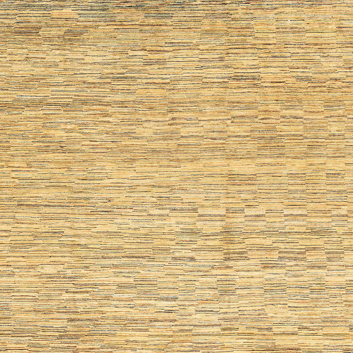 Square Machine Washable Abstract Cinnamon Brown Rug, wshabs3674