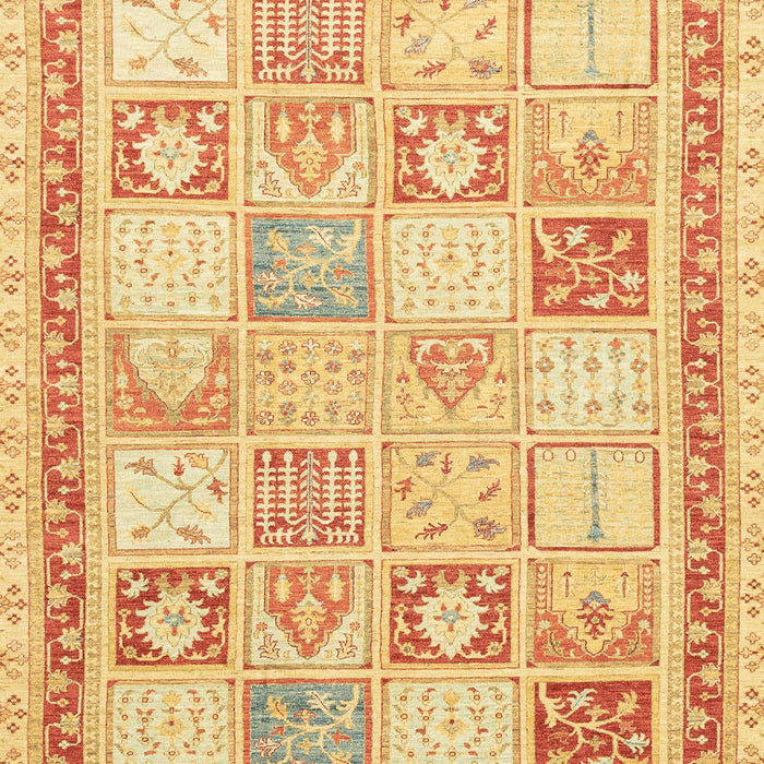 Machine Washable Abstract Orange Rug, wshabs3675