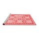 Modern Red Washable Rugs