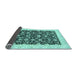 Sideview of Oriental Light Blue Traditional Rug, abs3676lblu