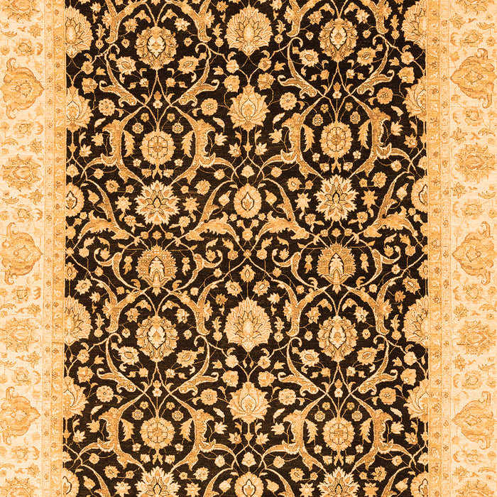 Oriental Orange Traditional Rug, abs3676org