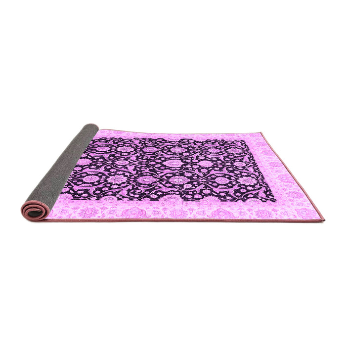 Sideview of Oriental Purple Traditional Rug, abs3676pur