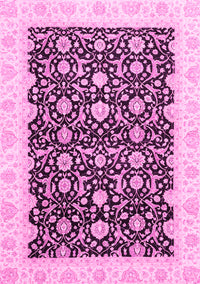 Oriental Pink Traditional Rug, abs3676pnk