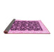 Sideview of Oriental Pink Traditional Rug, abs3676pnk